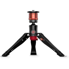 IFOOTAGE Cobra 3 Base-P Tripod,Low Profile Minipod,Pedal Locking Design,Auto Locking Sleeve,360°Smooth Rotation,1/4"&3/8" Screws,Bottom Rubber Foot