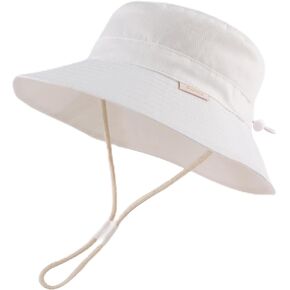 Bamery Baby Toddler Girls Bucket Hat Newborn Sun Hats for Boys Classic Infant Summer UV Protection Hats Kids Beach Cap