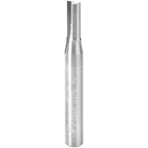 Amana Tool - 43808 Solid Carbide Straight Plunge 3/16 Dia x 1/2 x 1/4" Shank Router Bi