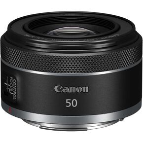 Canon RF 50mm F1.8 STM Lens | Compact and Lightweight, Fast F1.8 Aperture, Compatible with All Canon EOS R Series Cameras, Black