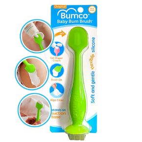 Bumco Diaper Cream Spatula - BPA-Free Diaper Bag Essentials, Soft Butt Spatula Baby, Mom-Invented Butt Paste Spatula, Bumco Diaper Cream Spatula, Flexible Diaper Cream Applicator, Bumco Baby Bum Brush