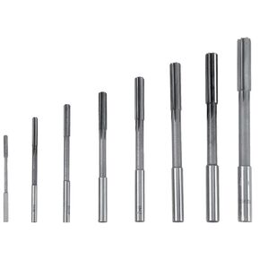8pcs HSS Chucking Reamers Chucking Reamer Imperial tap Reamer Set Set, Straight Shank Milling Cutter Tool Set of 3/4/5/6/7/8/9/10mm Sharp Cutting with High Cutting Ability