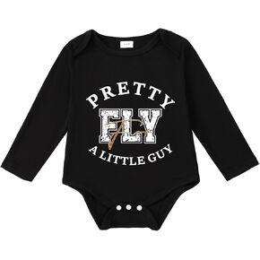 NZRVAWS Baby Boy Clothes Long Sleeve Romper Letter Print Infant Jumpsuit Cute 0-18 Months Fall Winter Newborn Outfits