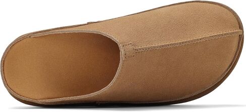 Women's Suede Clogs Leather Mules Platform Slippers for Women Comfort Slipper ThickBrown in Saudi Arabia