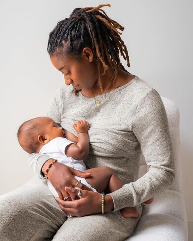 Kindred Bravely Zoe Nursing Pajama & Lounge Set | Postpartum Pajamas in Saudi Arabia