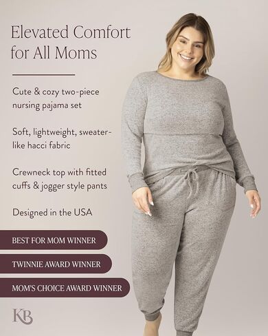 Kindred Bravely Zoe Nursing Pajama & Lounge Set | Postpartum Pajamas in Saudi Arabia
