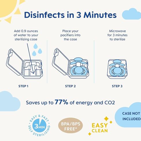 MAM Air Day & Night Baby Pacifier, for Sensitive Skin, Glows in The Dark, 6-16 Months, Unisex in Kuwait