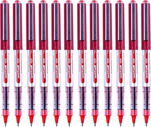 uni-ball UB-157 Eye Fine Rollerball Pens, Blue Uni Super Ink, .7mm Nib, Box of 12 in Saudi Arabia