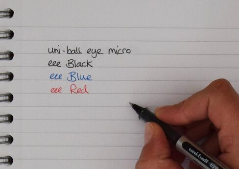 uni-ball UB-157 Eye Fine Rollerball Pens, Blue Uni Super Ink, .7mm Nib, Box of 12 in Saudi Arabia