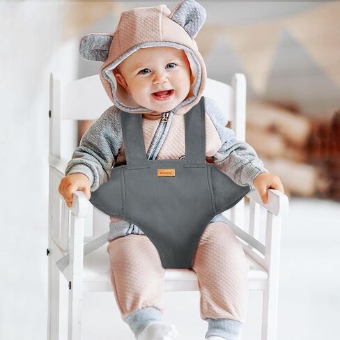 High Chair Straps for Baby, Travel High Chairs for Babies, Portable Dining Seat Belt with Shoulder Strap, Traveling Baby Essentials, Baby Harness Belt for Restaurant, Cart, Travel in Saudi Arabia