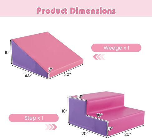 Olakids Climbing Toys for Toddlers, Indoor Baby Foam Climbing Blocks Soft Play Set with PU Leather, Kids Climb and Crawl Playset Sliding Activity Structure Gym Playground Climber (Navy) in Saudi Arabia