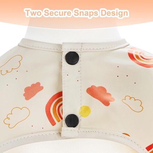 مريلة أطفال بأكمام طويلة من Accmor، مريلة بأكمام كاملة، مريلة للأطفال الصغار بأكمام مقاومة للماء، يمكن غسلها في الغسالة in Kuwait