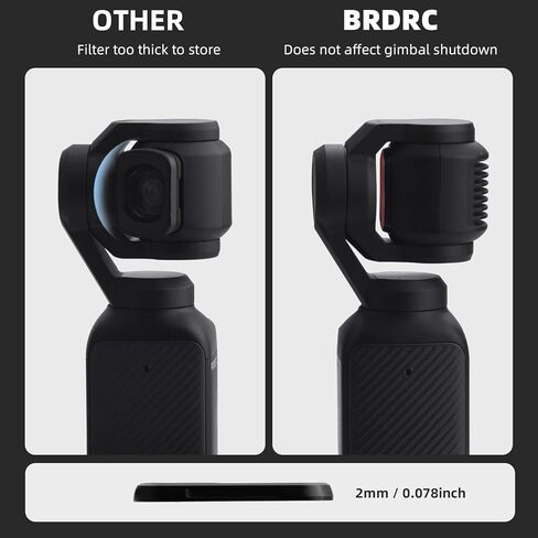 مجموعة مرشحات ND لـ DJI Osmo Pocket 3، 4 عبوات - مرشح عدسة CPL ND8 ND16 ND32 لملحقات الكاميرا DJI Osmo Pocket 3 Creator Combo in Kuwait