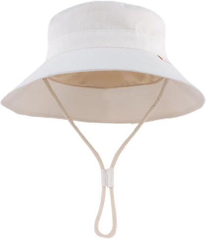 Bamery Baby Toddler Girls Bucket Hat Newborn Sun Hats for Boys Classic Infant Summer UV Protection Hats Kids Beach Cap in Saudi Arabia