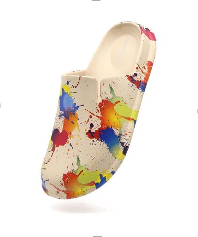 Meetinspace Women Men Unisex EVA Clogs Dupes Wide Round Toe Mules Lightweight Comfortable House Slipper Couples Slip On Shoes in Saudi Arabia
