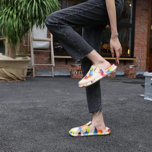 Meetinspace Women Men Unisex EVA Clogs Dupes Wide Round Toe Mules Lightweight Comfortable House Slipper Couples Slip On Shoes in Saudi Arabia