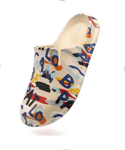 Meetinspace Women Men Unisex EVA Clogs Dupes Wide Round Toe Mules Lightweight Comfortable House Slipper Couples Slip On Shoes in Saudi Arabia