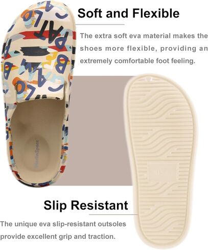Meetinspace Women Men Unisex EVA Clogs Dupes Wide Round Toe Mules Lightweight Comfortable House Slipper Couples Slip On Shoes in Saudi Arabia