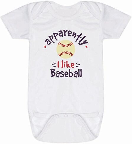 ChalkTalkSPORTS Baseball Baby & Infant One Piece | Baseball Theme Bodysuits in Saudi Arabia