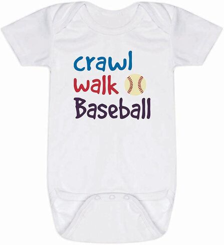 ChalkTalkSPORTS Baseball Baby & Infant One Piece | Baseball Theme Bodysuits in Saudi Arabia