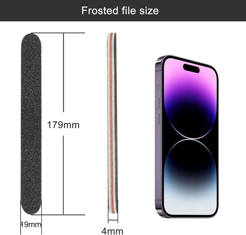 تحتوي مجموعة ملمع الأظافر ريد فلو على مبرد أظافر زجاجي نانو ومبرد قدم زجاجي نانو، مجموعة مانيكير احترافية، مبرد أظافر للأظافر الطبيعية لإزالة مسامير القدم والجلد الميت والجاف والمتشقق in Kuwait