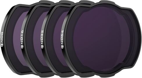 Freewell Standard Day – 4Pack ND8, ND16, ND32, ND64 Filters Compatible with Avata Drone(NOT Compatible with AVATA 2) in Kuwait