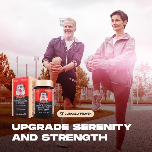 CheongKwanJang Korean Panax Red Ginseng Extract 800 Pills, Panax Ginseng Root Powder Pills for Men & Women, Natural Energy Supplements in Kuwait