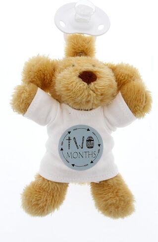 Trio - Soft Plush Pacifier Toy with Pacifier Outfit and Silicone Pacifier, Machine Washable, Lightweight (Santa, Small) in Saudi Arabia