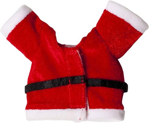 Trio - Soft Plush Pacifier Toy with Pacifier Outfit and Silicone Pacifier, Machine Washable, Lightweight (Santa, Small) in Saudi Arabia