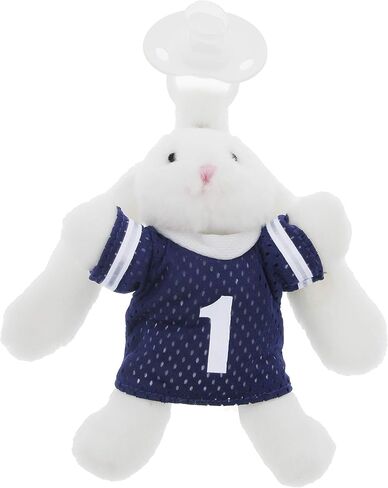 Trio - Soft Plush Pacifier Toy with Pacifier Outfit and Silicone Pacifier, Machine Washable, Lightweight (Santa, Small) in Saudi Arabia