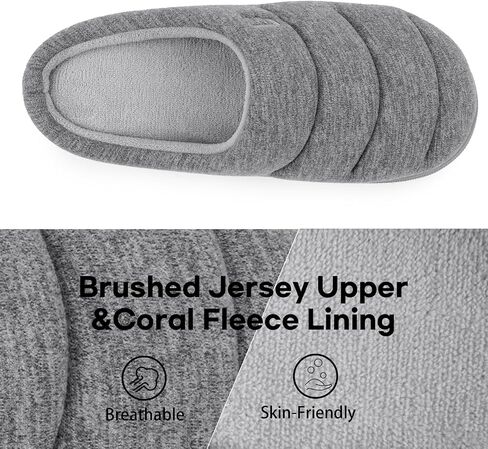 LongBay Women's House Slippers Ultra-Soft Memory Foam Bedroom Shoes Slip On Clogs for Indoor Outdoor in Saudi Arabia