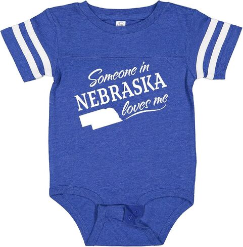 inktastic Someone in Nebraska Loves Me Baby Bodysuit in Kuwait
