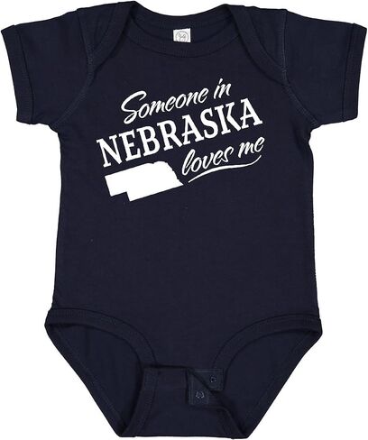inktastic Someone in Nebraska Loves Me Baby Bodysuit in Kuwait