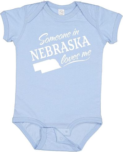 inktastic Someone in Nebraska Loves Me Baby Bodysuit in Kuwait