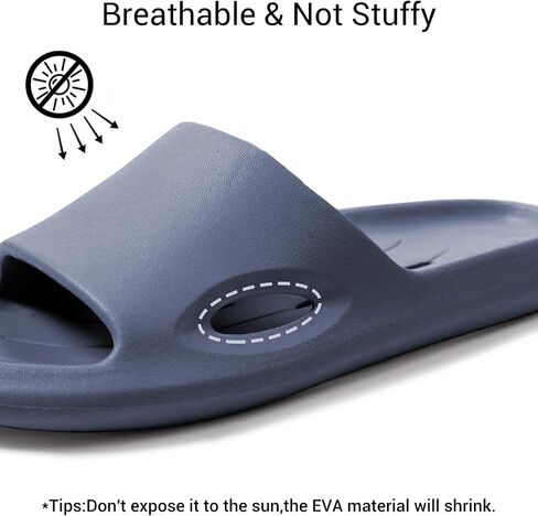 Shower Shoes Quick-Dry Non-Slip Bathroom Slippers for Men & Women,Quick-Dry Non-Slip, Home Slides Dorms, Gym, Pool, Spa, Camping, Beach in Kuwait