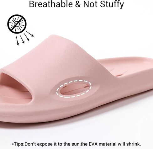 Shower Shoes Quick-Dry Non-Slip Bathroom Slippers for Men & Women,Quick-Dry Non-Slip, Home Slides Dorms, Gym, Pool, Spa, Camping, Beach in Saudi Arabia