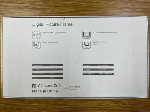 Frameo 32GB Digital Picture Frame 10.1 inch Smart WiFi Digital Photo Frames 1280x800 IPS HD Touch Screen Auto-Rotate Share Pictures Videos from Phone Via Frameo App Gifts for Mon Father Women in Saudi Arabia