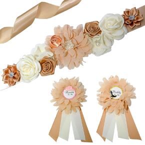 Green Dinosaur Mom to Be Sash for Baby Shower, Maternity Sash & Corsage Pin Set Mom to Be Daddy to Be, Dinosaur Baby Shower Decorations, Gender Reveal Party Gift, Pregnancy Photo Props