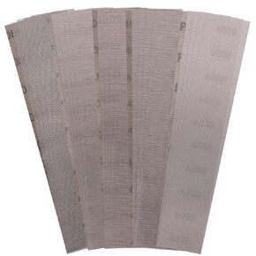 Mesh Sandpaper 9x4.5 inch, Hook and Loop Sanding Disc Dust Free Assorted 80-320 Grit Mesh Sanding Screen Sheets for Auto Wood Drywall Metal Polishing, 20 Pack