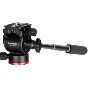 Koolehaoda Tripod Fluid Head Compact Video Head Pan Tilt Head with Arca-Type Plate for Compact Video Cameras, Mirrorless and DSLR Cameras,Load up to 8.8 lbs /4kg