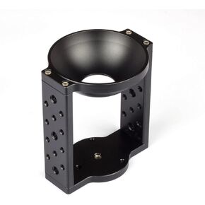 100mm Tripod Head Bowl Riser,Aluminium Half Ball Flat to Bowl Adapter Converter Riser for Manfrotto Video Camera Tripod Fluid Head DSLR Rail Slider