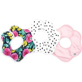 Tiny Twinkle Roundabout Drool Bibs - 360 Rotating Waterproof and Absorbent Teething Baby Bibs