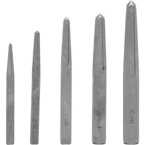 Screw Extractor Set Damaged Screw Extractor Stripped Screw Extractor Set 5pcs Screw Extractor Broken Damaged Easy Out Removal Tool Square Type