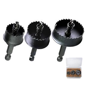 3/4,7/8,1,1-1/8,1-1/4,1-3/8,1-1/2 inch Thin-Wall Bi Metal Hole Saw Kit for Impact Driver
