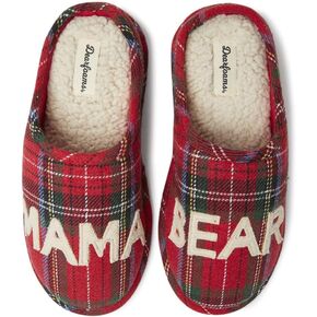 Dearfoams Women's Gifts for Mom Cute Cozy Mothers Day Mama Bear Slipper