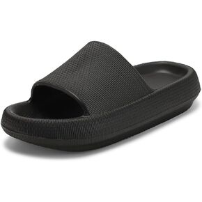 TOBVZOO Cloud Slippers for Women and Men, Cloud Slides Soft Thick Sole, Non Slip Bathroom Pillow Slippers Sandals