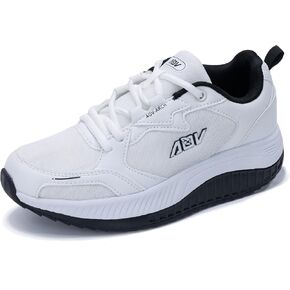 AOV Women's Walking Shoes with Arch Support Plantar Fasciitis Orthotic Running Sneakers Platform Fashion Tennis Shoes