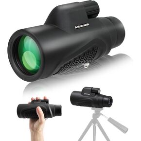 Astromania 8X42 HD K9 Prism Monocular Telescope, Waterproof, Compact Handheld Monoscope, for Bird Watching Camping Travelling Wildlife Scenery