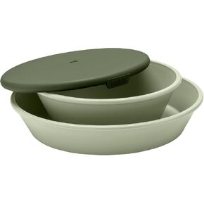 BIBS Dinner plate Set, Sage/Hunter Green
