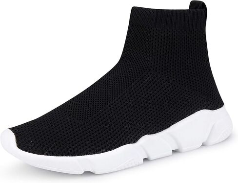 Women's Slip On Socks Sneakers Walking Shoes Running Tennis Athletic Gym Workout Non Slip Athletic Fashion Sneakers in Kuwait